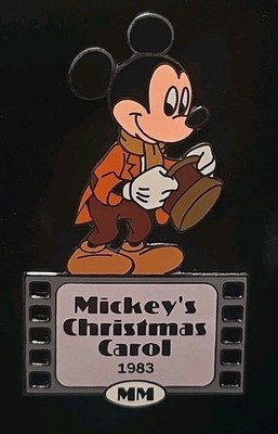 Mickey Film Roles Mickey's Christmas Carol 1983 Bob Cratchit Disney Pin 26348