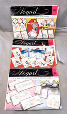 Vintage Vogart Iron-On Transfer Pattern Lot Cottagecore Embroidery Kitchen Linen