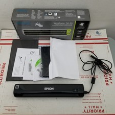 Epson WorkForce DS-30 Portable Scanner J291A with USB Cable Cord Tested Working