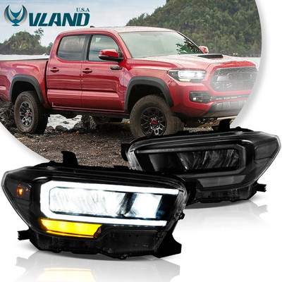 VLAND LED Headlights For 2016-23 Toyota Tacoma Limited/SR/SR5/TDR Sport/TDR Pro