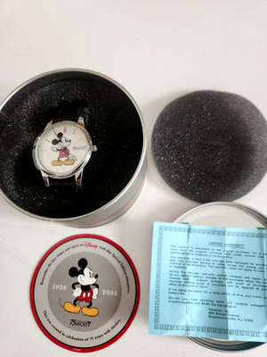 ミッキーマウス 腕時計 Happy Birthday Mickey 2003 Mickey Mouse 75th Anniversary Watch 2003 for sale online | eBay
