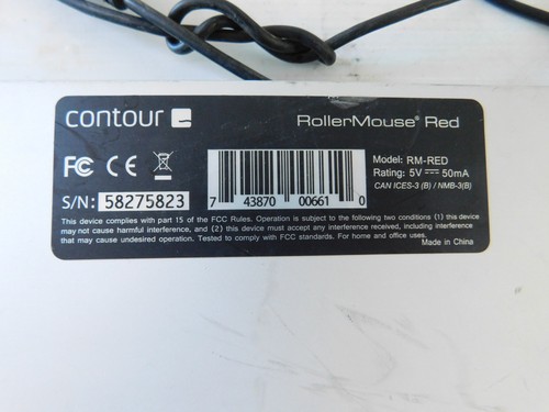 CONTOUR ROLLERMOUSE RED MODEL RM-RED (PQY135) - Picture 4 of 4