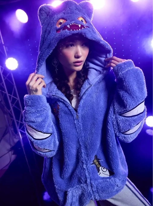 KPop Demon Hunters Derpy Tiger Oversized Hoodie Girls 2X Plush Monster Cosplay