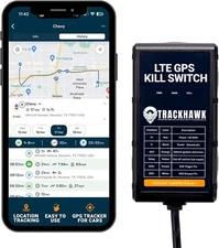 KILL SWITCH GPS TRACKER - TRACKHAWK GPS - MOBILE APP