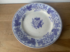 ancienne assiette Boch Frères Kéramis, Ronce B.F