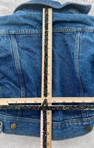 London Fog Vintage 90s Denim Jacket Toddler Size L Lined 100% Cotton - Picture 10 of 12
