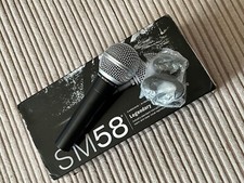 Shure Sm58 Dynamic Legendary Vocal Microphone With Box Etc- Uk Seller