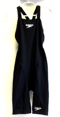Speedo Fastskin LZR Ignite Kneeskin Damen Wettkampfanzug Schwarz Open Back Extra