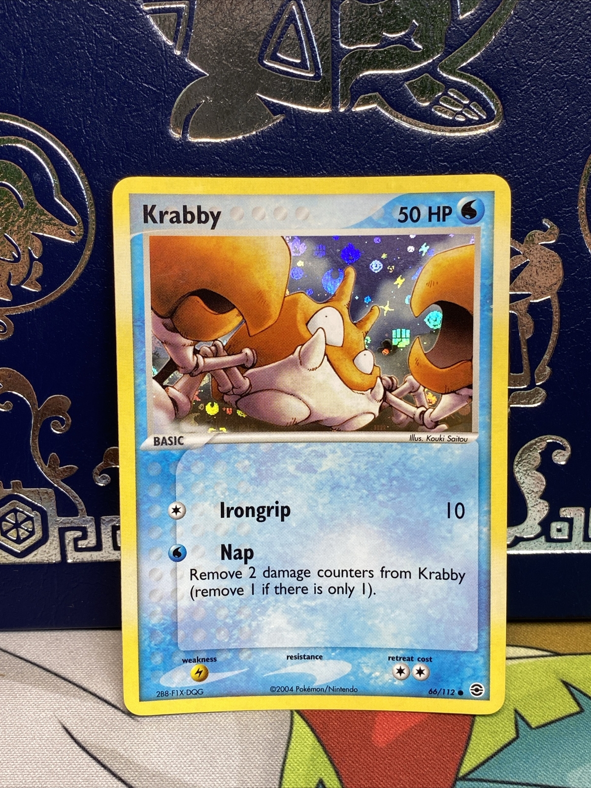 Krabby 66/112 EX FireRed LeafGreen - Reverse Holo - NM