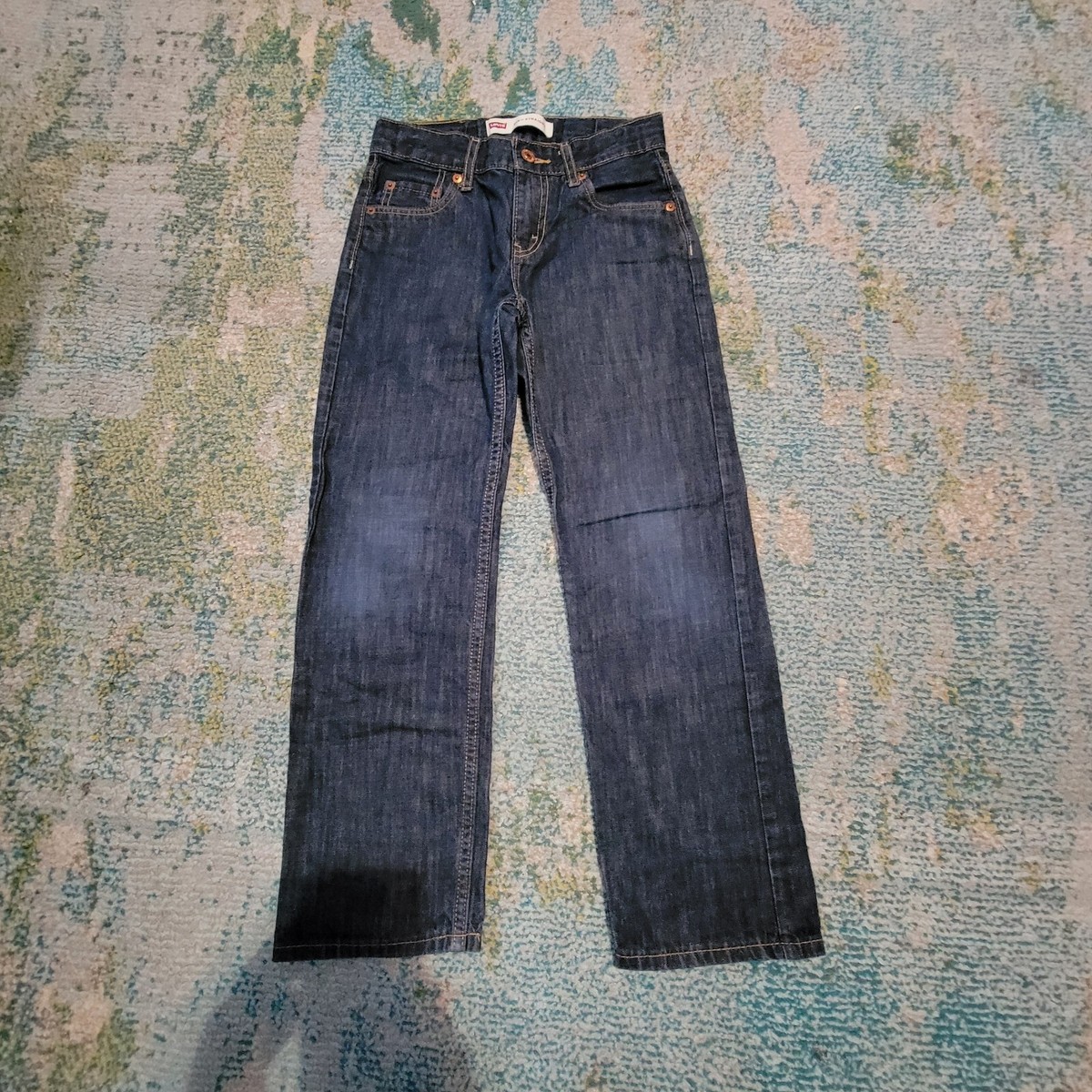 Levis 514 Straight Youth Boys Size 10 Reg W25 X L25 Dark Blue - Main Image