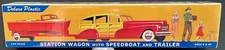 DimeStore Dreams 20210 STATION WAGON w/ SPEEDBOAT & Trailer - Boat - NIB