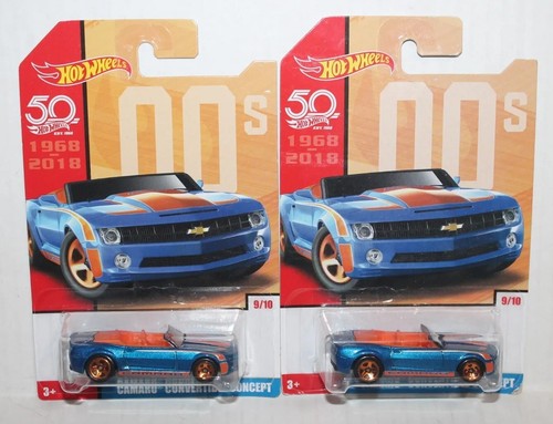 2018 Hot Wheels Throwback Decades Target Exclusive 50TH Mustang Camaro Corvette - Picture 11 of 24