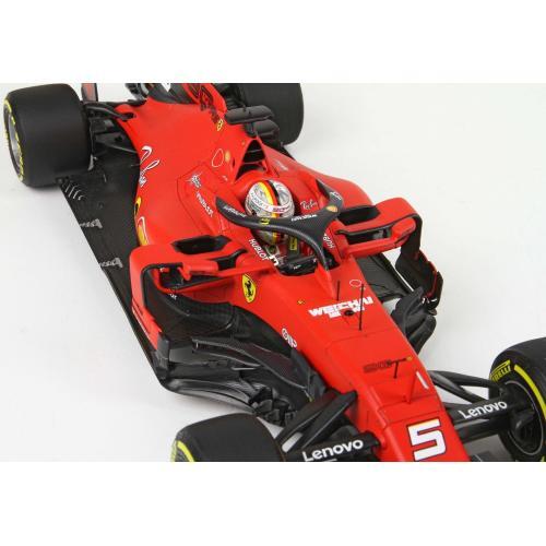 1:18 Bbr Ferrari Sf90 Sebastian Vettel Belgian Gp 2019 BBR191825 Model - Picture 6 of 7
