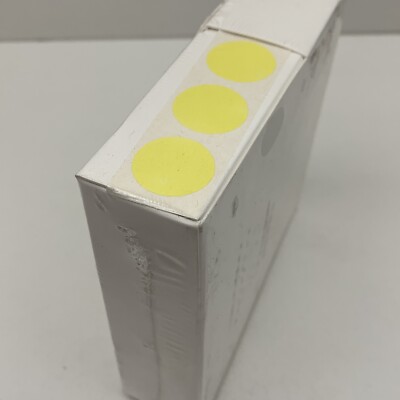 VWR 89097-820 Test Tube Lab Laboratory Yellow Label Dot 3/4''
