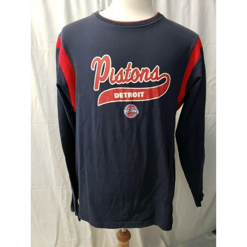 Exclusive Collection NBA Men's Detroit Pistons Long Sleeve T Shirt L