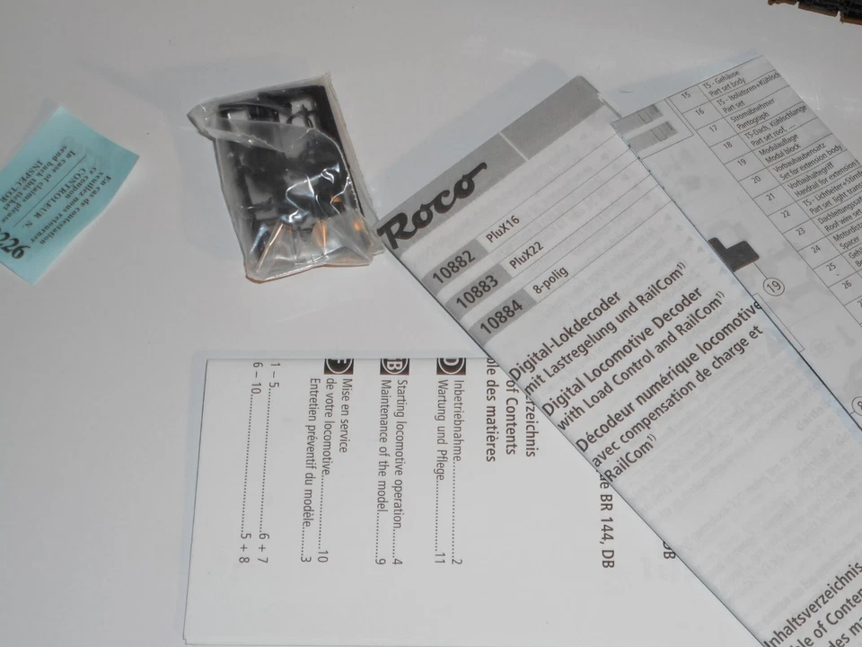 Roco 58540 Electric loco for Marklin. Digital. 3 rail AC. Excellent Cond. HO.Box - Image 4 of 4