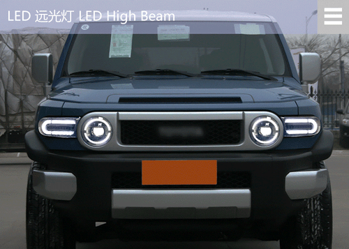 For Toyota FJ Cruiser 2007-2020 LED DRL Sequential Signal Headlight Lamp Pair - Bild 6 von 11