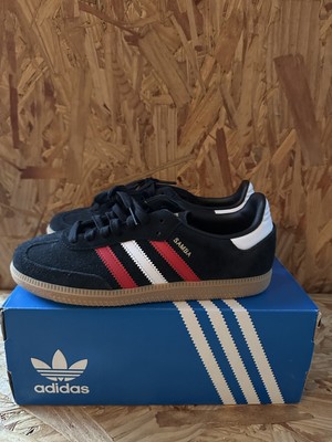 Adidas Men's Size 5.5us Originals Samba OG Core Black Better Scarlet IG1824