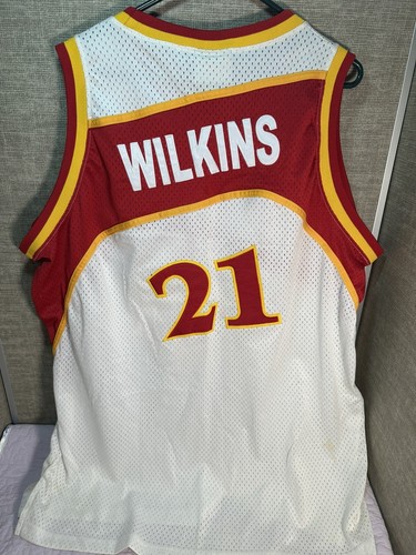 ATL Hawks DOMINIQUE WILKINS Autographed Jersey (White, #21) Mitch & Ness SZ: 2XL - Picture 4 of 5