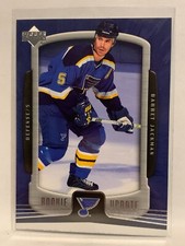 #86 Barret Jackman St Louis Blues 2005-06 Upper Deck Rookie Update Hockey Card