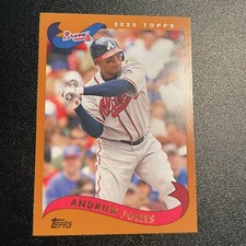 2020 Topps Archives ANDRUW JONES 2002 Style Base Card Braves #285 B2