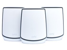 NETGEAR - Orbi 850 Series AX6000 Tri-Band Mesh Wi-Fi 6 System 3-pack - White