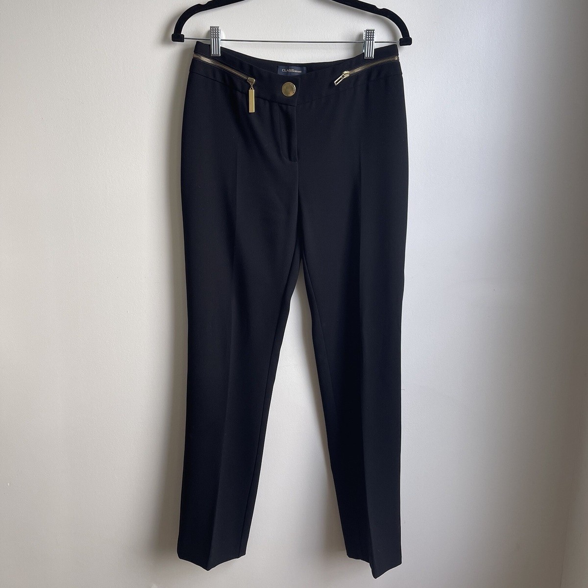 Vintage 90s Y2k Roberto Cavalli CLASS Black Pants Trousers