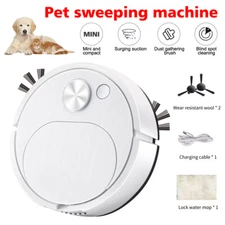 3 IN 1 Rechargeable Automatic Smart Robot Vacuum Cleaner Sweeper Floor4000PA