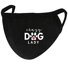 Crazy Dog Lady - Face Mask Cover Fashion 2 Layers Pocket Custom Made in US