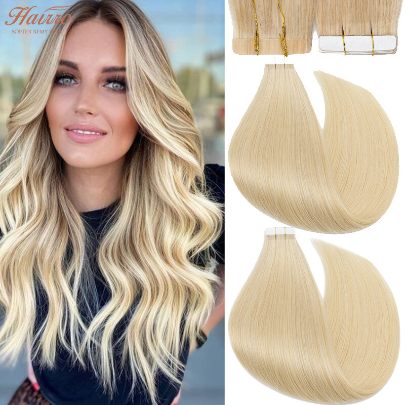 HAIRRO Hair Extensions Tape In Real Human Hair Russian  display picture 2