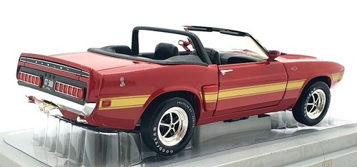 ERTL 1/18 Scale Diecast 7344/7350 - 1969 Shelby GT-500 - Red/Gold Stripe - Picture 2 of 5