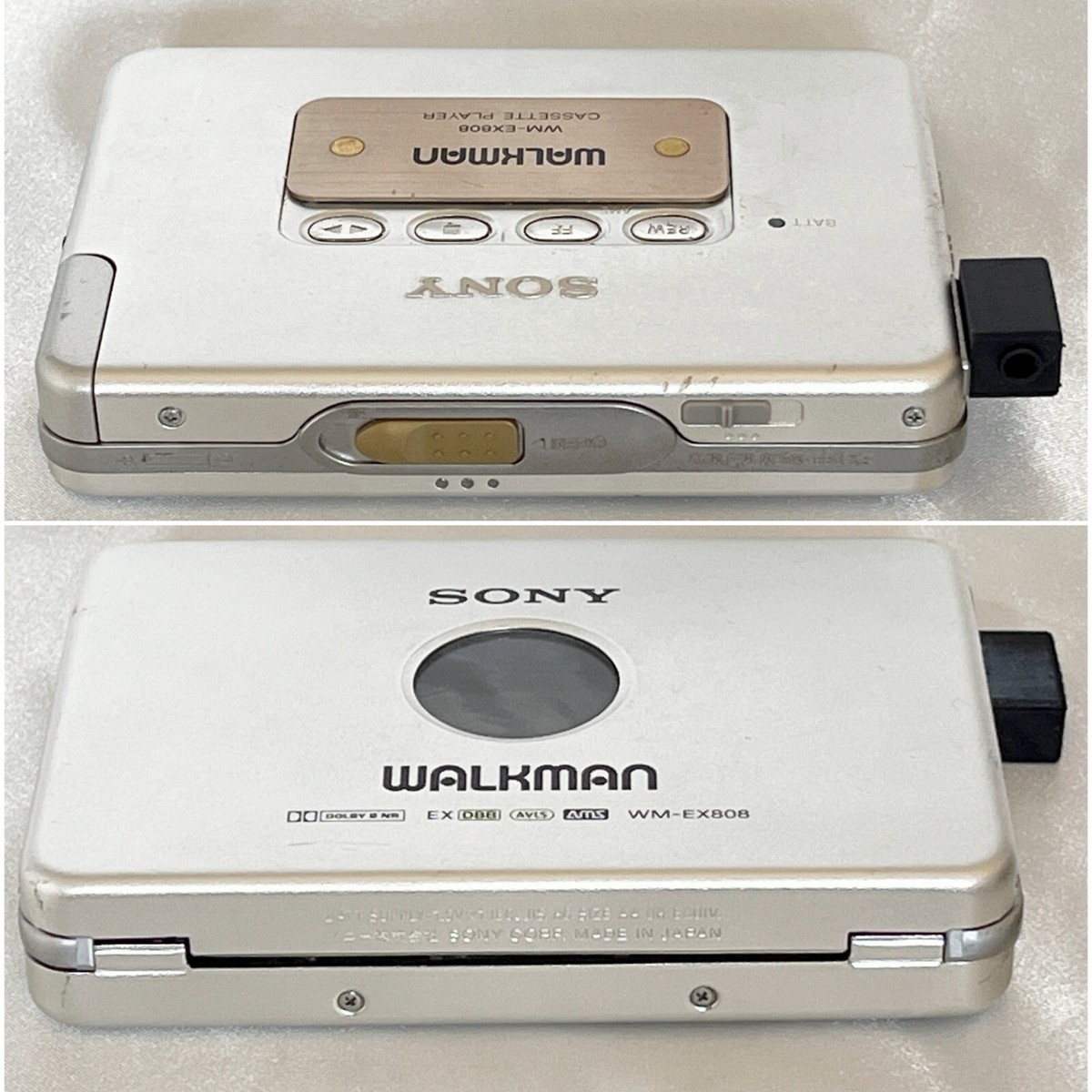SONY カセットウォークマン WM-EX808 整備品 SONY カセットウォークマン WM-EX808 整備品