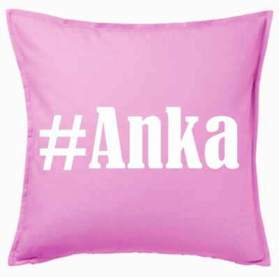 #Anka Kissenbezug Pink Ich Liebe Anka 154504