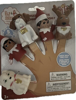 Elf on the Shelf Finger Puppets With Elf Pets!  Brand New!