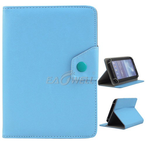 7" Tablet Universal Leather Folio Case Shockproof Cover For Android 4.4 KitKat - Picture 12 of 33