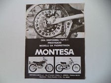 advertising Pubblicità 1971 MOTO MONTESA KING SCORPION 250/CAPPRA