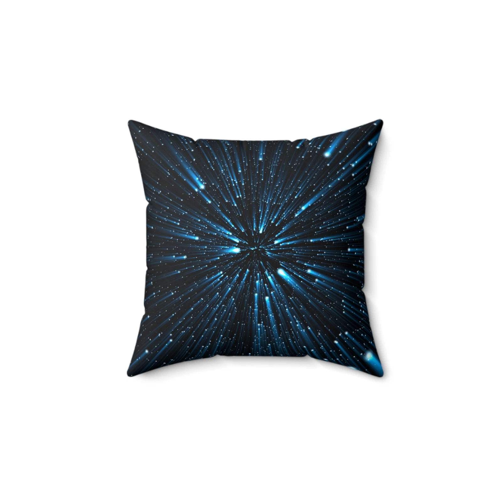 Cosmic Starburst Pillow, Decorative Throw Cushion, Galaxy Decor, Space-themed