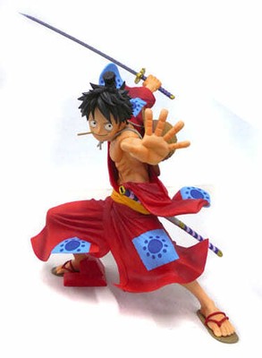 Figure Monkey Luffy Brush Coloring Amusement Ichibankuji Dress Bwfc King Of Art Ebay