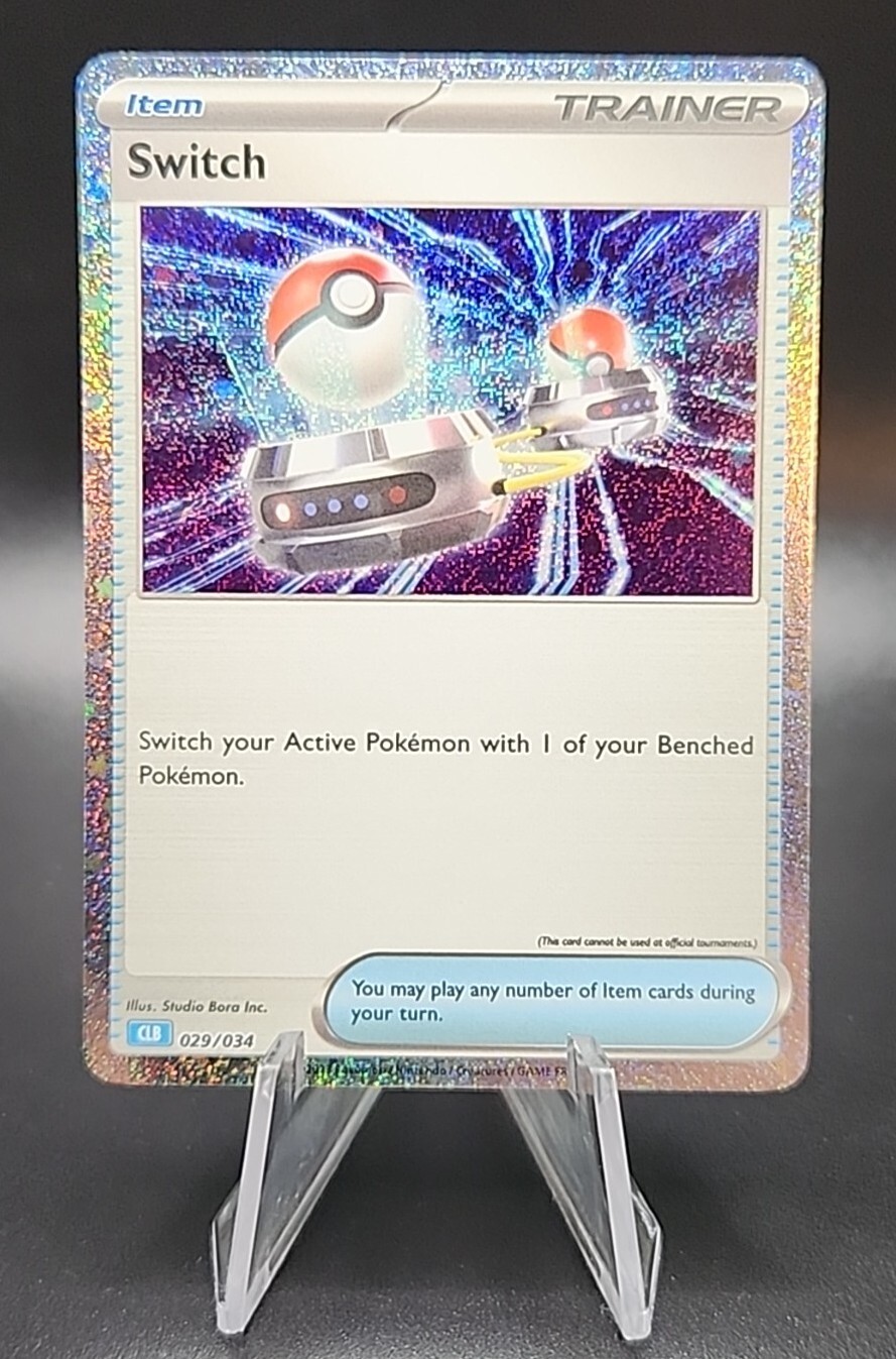 Pokemon Switch Holo 029/034 CLB English TCG Classic Blastoise Deck NM Near Mint