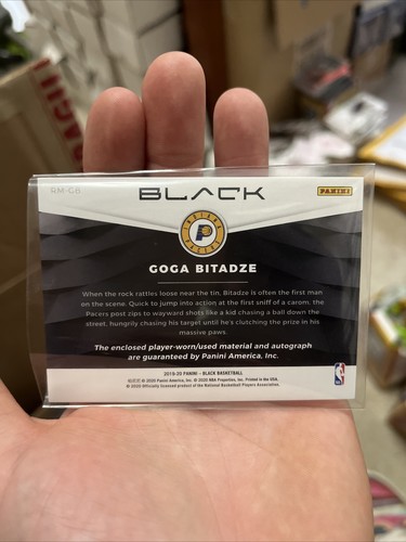 Lot Of 2 Goga Bitadze 2019-20 Panini Black RPA /25 Bronze /99 Sick Dual Patch 🔥 - Picture 4 of 4