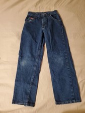 Boy  s Wrangler Sz 10 Slim Adjustable Waist Dark