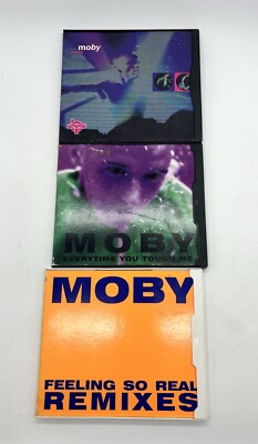 MOBY CD REMIX Single Lot Feeling So Real Everytime You Touch Me Move 90s RAVE