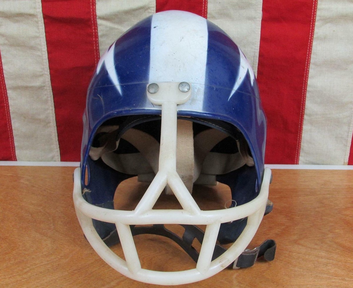Vintage 1960s Football Uniform Youth Gear 2 Helmets Shoulder Pads