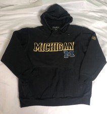 Michigan Wolverines Champs Go Blue Hoodie Sweatshirt Large Big Ten Football Rare