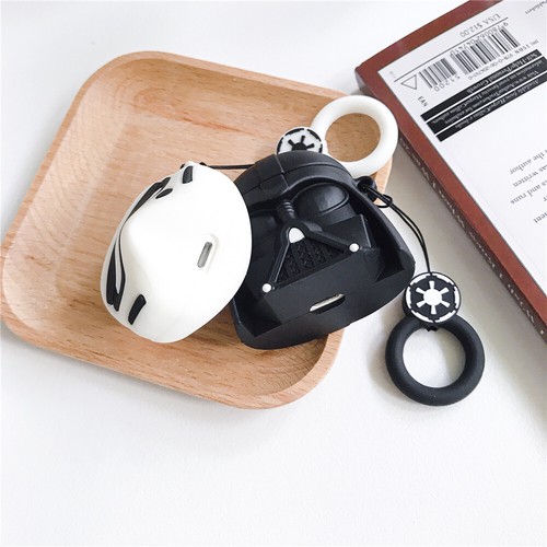 For Airpods 1 2 3 4 Pro Pro 2 Case Cute Cartoon Darth Vader Silicone Earphone Ca - Photo 6 sur 28