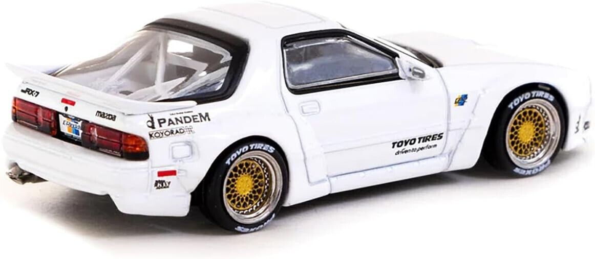 Tarmac Works 1:64 Pandem Mazda RX7 FC3S Toyo Tires White Tarmac Works 1:64 Pandem Mazda RX7 FC3S Toyo Tires White