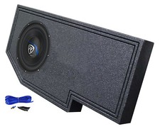 Rockville 10" Subwoofer Sub Box Enclosure For Dodge 2002- Current Quad Cab