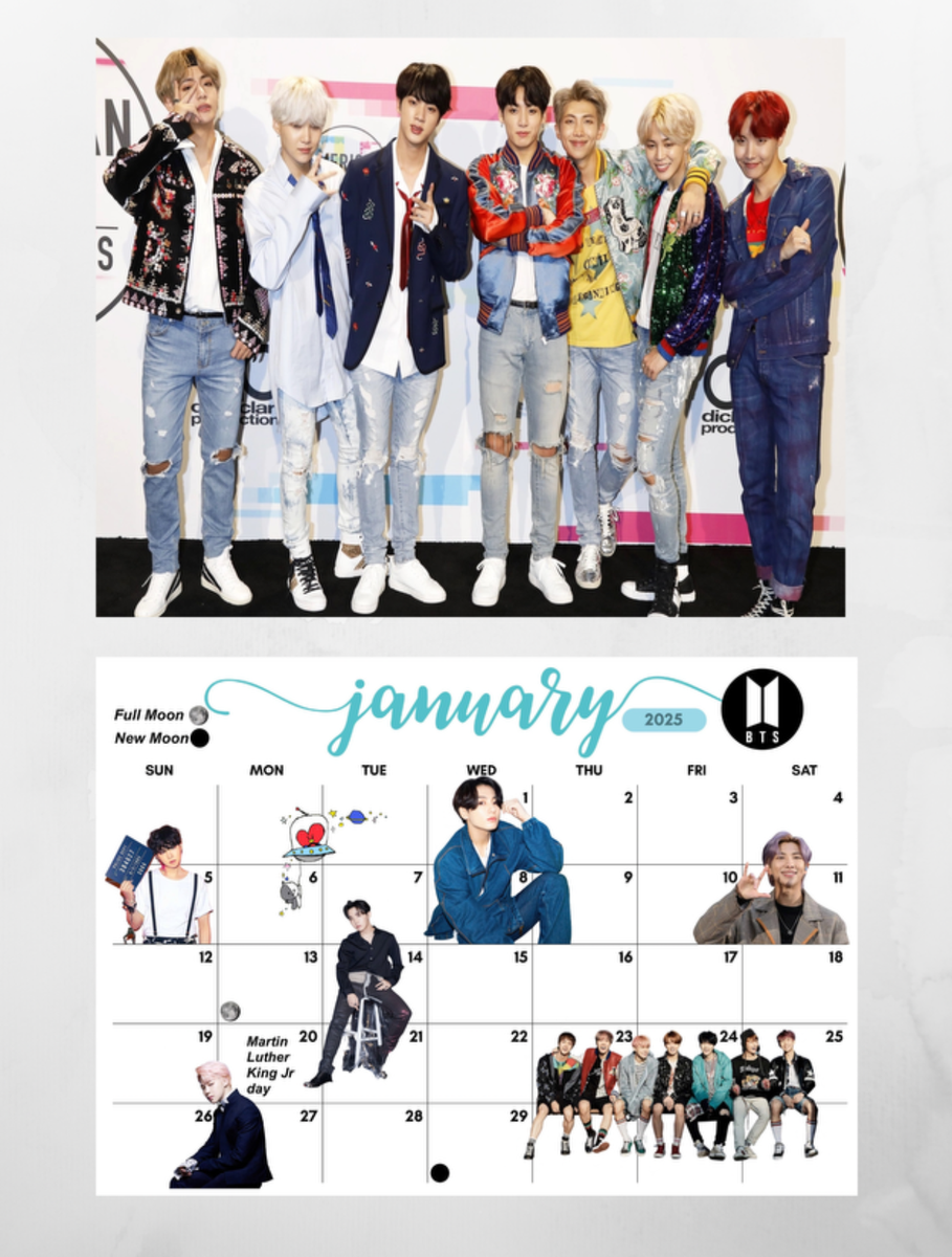 BTS歴代wallカレンダー BTS Wall Calendar 2026 | eBay