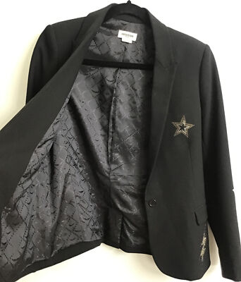 zadig voltaire Jacket Victor Light Black StarAnd Bolt zadig voltaire Jacket Victor Light Black StarAnd Bolt