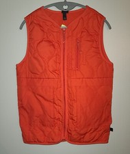New BOYS ALL IN MOTION Orange Quilted Vest SIZE XL 14